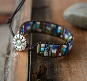 Handmade Natural Stone Boho Bracelet